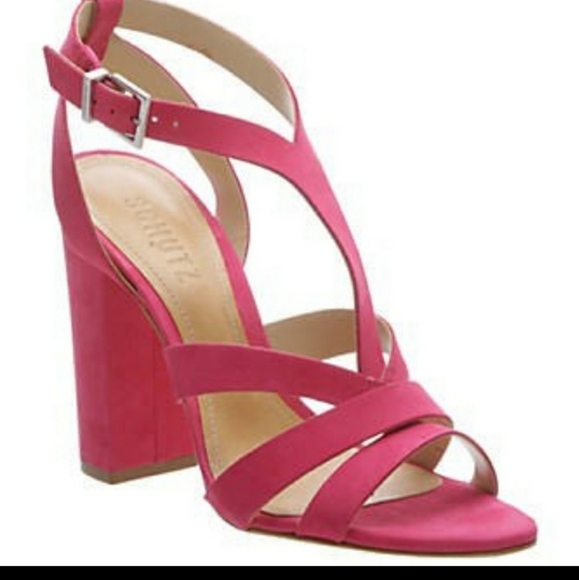 Schutz Veggy Heels in Rose Pink - Picture 5 of 10